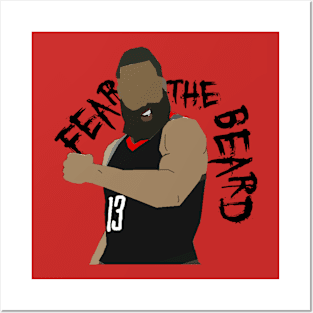 James Harden - Fear the Beard Posters and Art